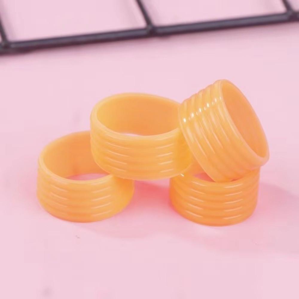 4pcs Silicone Racket Grip Ring Anti Slip Racket Handle Collar  Sports Accessories