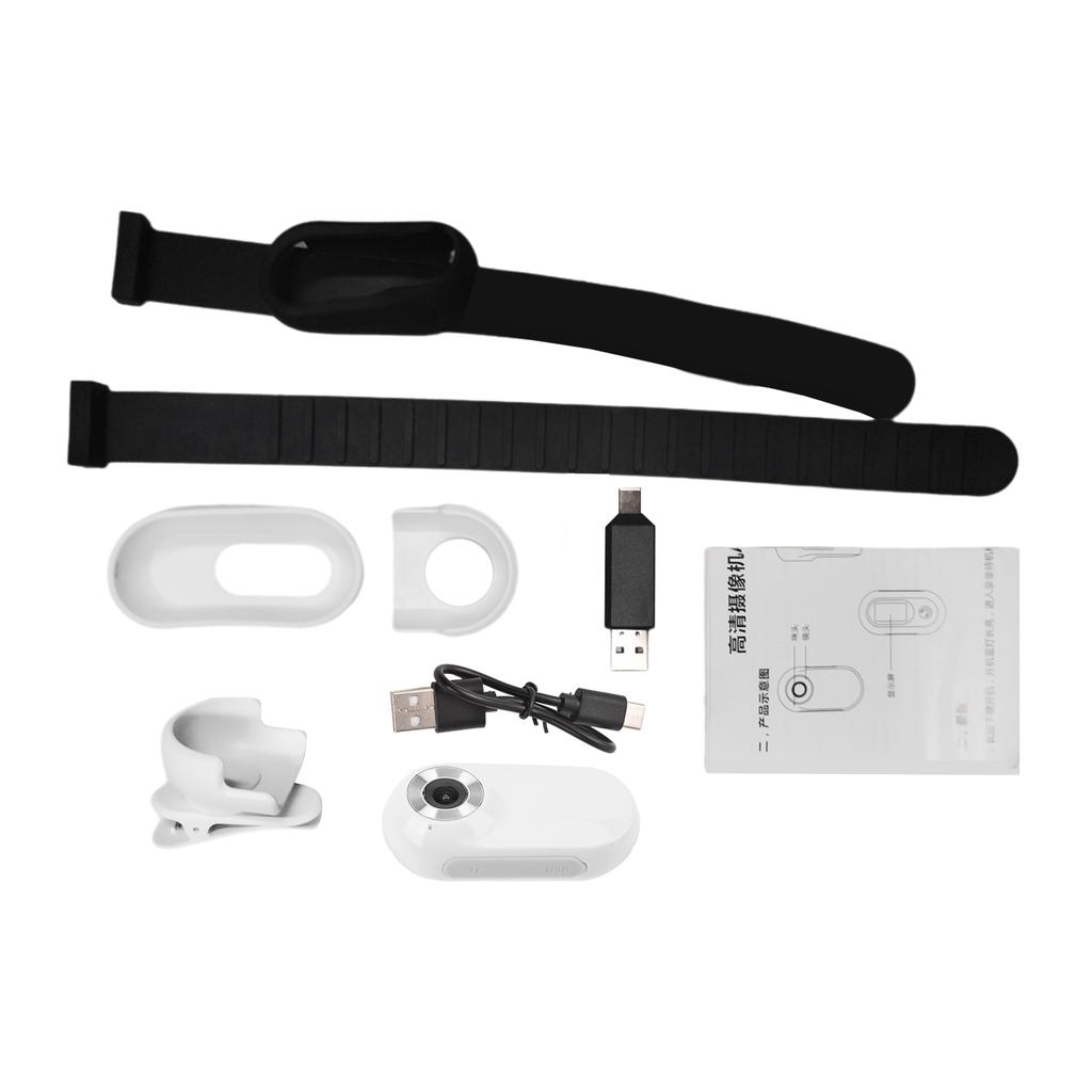 1080P Pet Camera Collar Cat Collar Camera 90 Degrees  Wide Angle Dog Collar Camera Mini Sports Camera