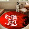 Coca Abstract Art Round mat Home Decor, Chair rug For livingroom,Bedroom, doormat home decor Birthday Gift Christmas Gifts