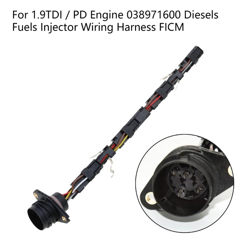 Fascio Cavi Iniettori Carburante Motore Auto 038971600 per Motore 1.9TDI / PD