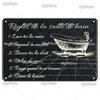 Vintage Metal Sign with Famous French Proverbs Iron Plate Retro Home Decor Gift