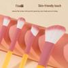 Eyeshadow, Powder, Foundation, Blush, Highlighter, Concealer Makeup Brush Set with Soft Bristles