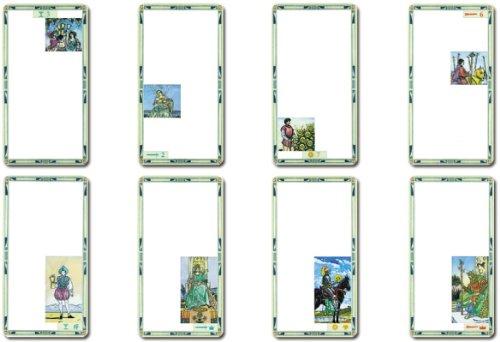 Kancharo 79-Card Tarot Card Set [Universal Transparent Tarot] Includes Japanese Tarot Card Instructions & Pouch (Authentic)