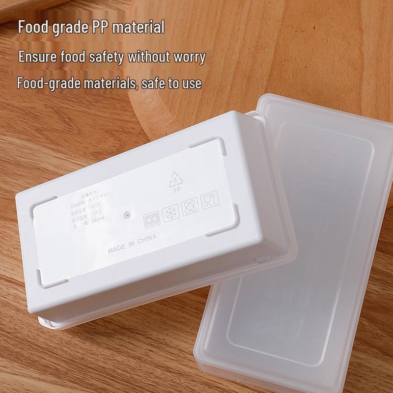 Butter and Cheese Slicer with Storage: Fresh-Keeping Organizer for Fridge/Freezer