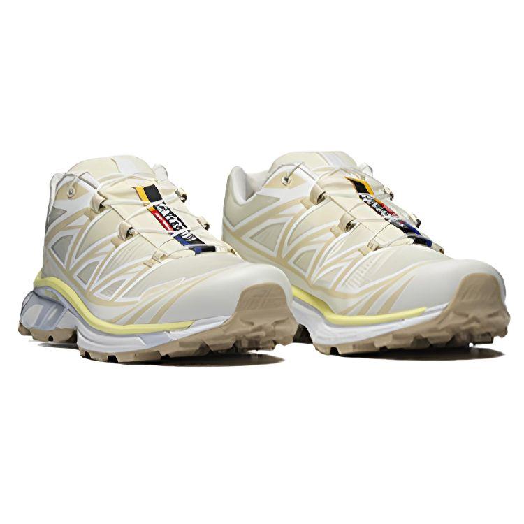 SALOMON Xt-6 Low Top Trendy Cushioning Outdoor Functional Shoes Unisex Shoes Vanilla 417518