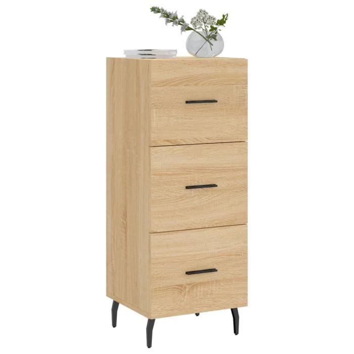 VidaXL Buffet Chêne sonoma 34,5x34x90 cm Bois d'ingénierie 828623