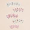 Cross-border Summer Manicure Nail Piece 3D Three-dimensional Relief Flower Fake Nail Shell Starfish Pure Handmade Wearing Nail Piece