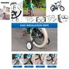 Versatile Adjustable Training Wheel Support For Children's Bikes With Sturdy Build
