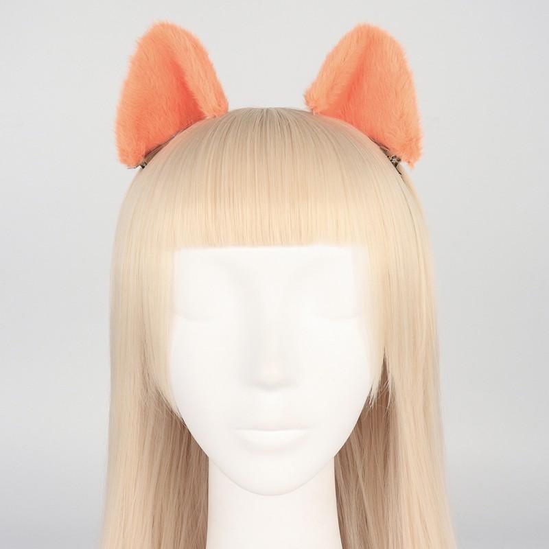 Handgefertigtes Plüsch-Katzenohren-Haarband Lolita-Mode Tierohren-Haarspange Unisex-Accessoire