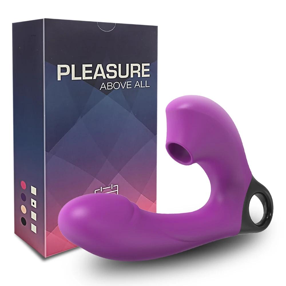 Vagina G-Spot Vibrator Clit Sucker Vibrator for Women Clitoris Stimulator Female Masturabtor Adult Goods Sex Toy for Women
