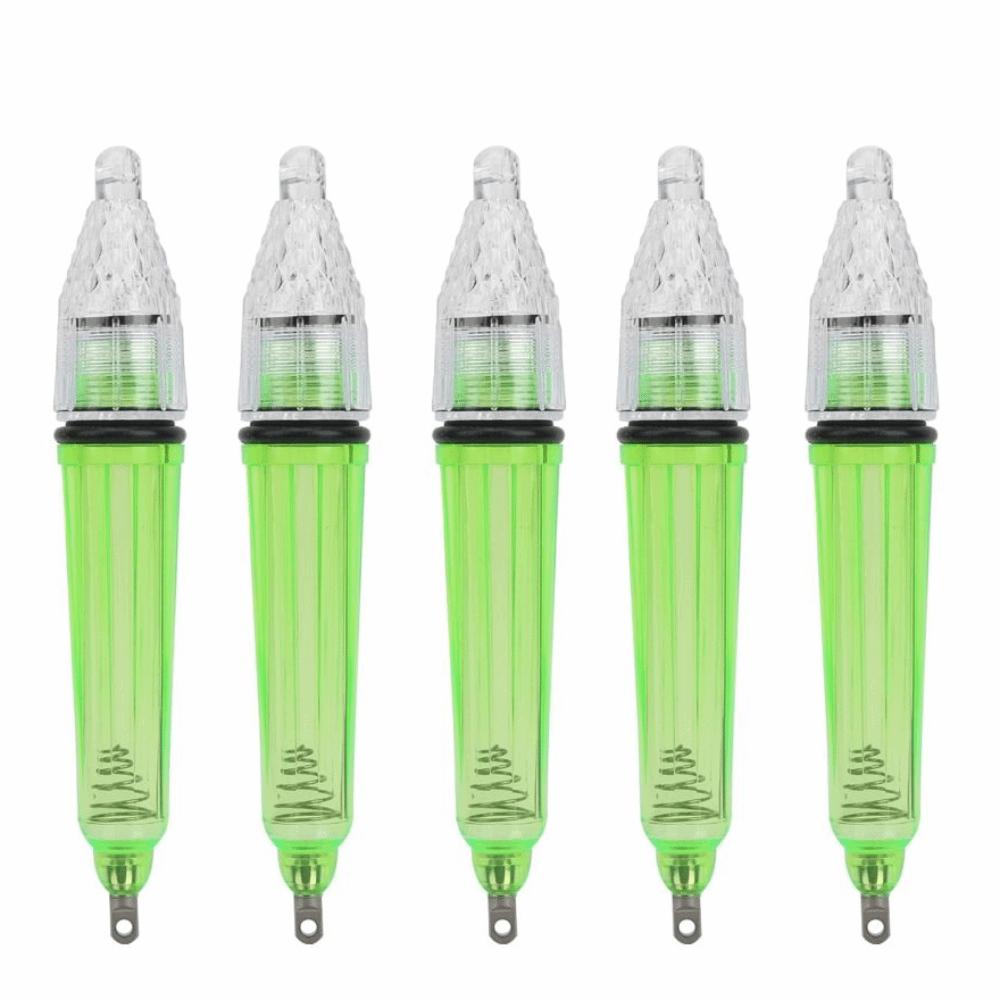 5 Stück 16,5 cm LED Köderlicht Wasserdichte Angelköderlichter Tiefsee-LED-Licht Angelgeräte