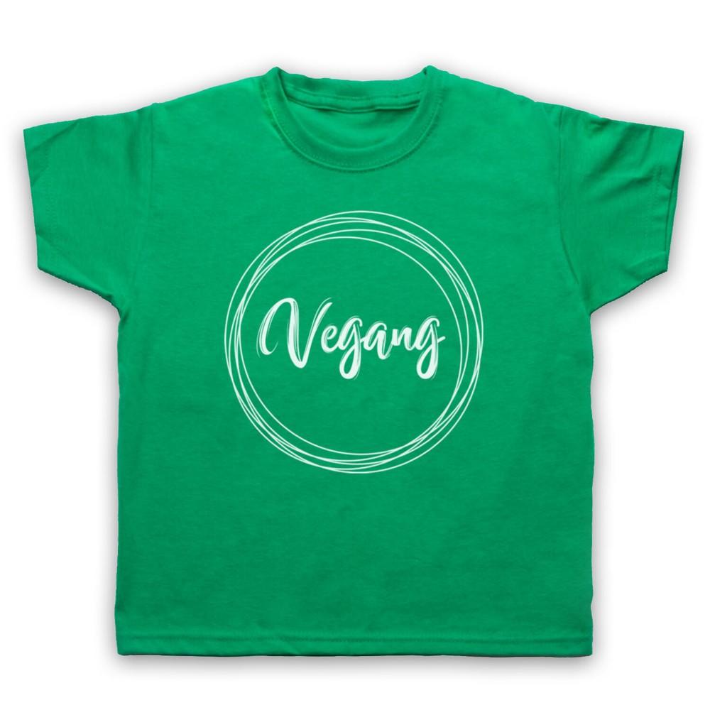 Vegang Vegan Slogan Nature Lover Animal Rights Food Kids Childs T-Shirt