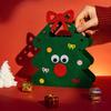 Niedlicher Weihnachtsbaum Weihnachts-Handtasche Elch Filzstoff Geschenktasche Tragbar Kawaii Süßigkeiten Strumpftasche
