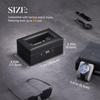 ProCase Watch Case for Watch Box with Password Watch Organizer with Glass Display Storage Case Men, 3-Piece Lock, Top,
