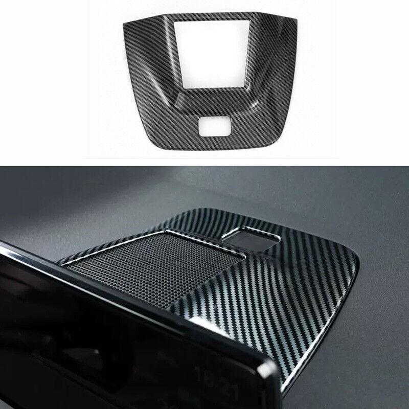 For Honda Accord  Carbon fiber Inner Dashboard Speaker Ring Cover Trim
