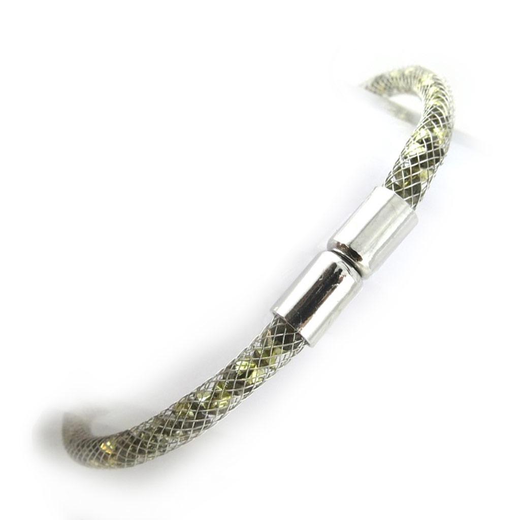 Les Trésors De Lily [N0202] - Green Gold 'Joyaux' Designer Bracelet (4 Mm)