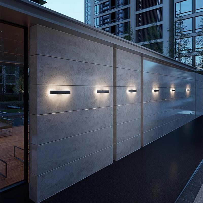 Outdoor Wall Lights Waterproof Balcony Villa Hotel Decor Modern Simple Exterior Wall Garden Courtyard Entrance Wall Landscape