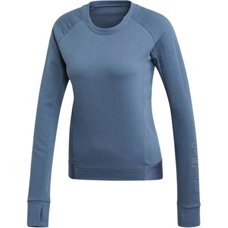 

Adidas Sweatshirts Women s Blue Crew Neck Moderate EH6444 170/92A/L