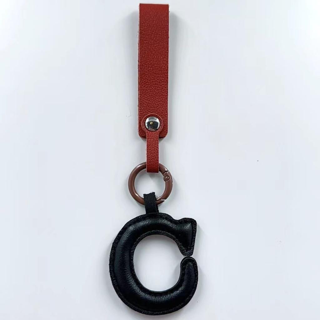 Porte-clés Lettre en Cuir Charme de Sac