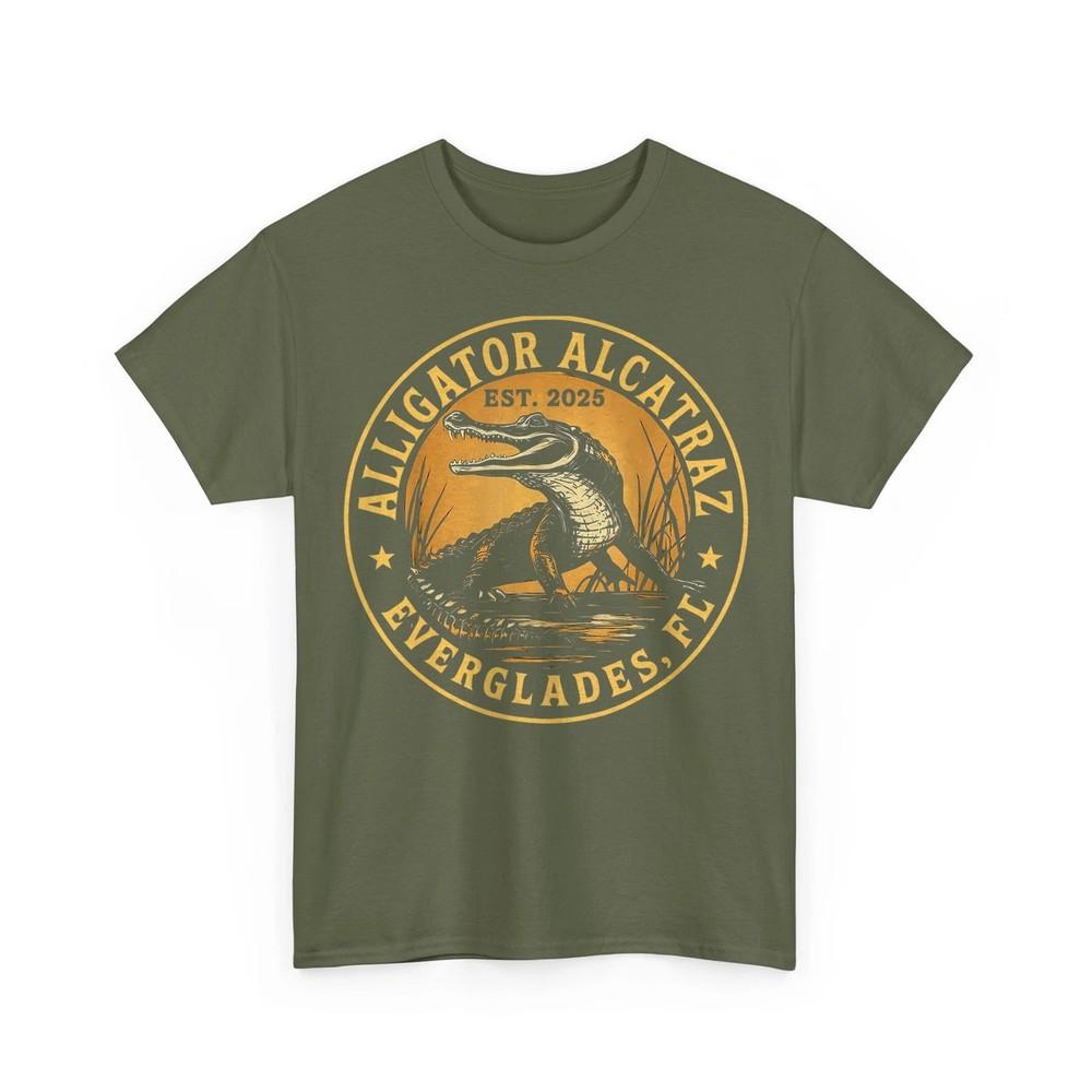 

Alligator Alcatraz | Florida Everglades Parody Design Unisex T-Shirt S
