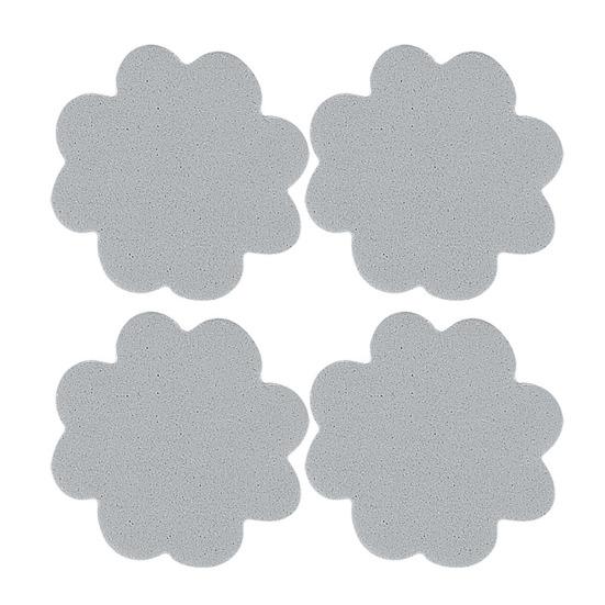 4Pcs Flower Heel Pad Self-adhesive Non-slip Foot Pain Relief Blister Prevention Loose Shoes High Heel Grip Cushion Protector Insert Liner