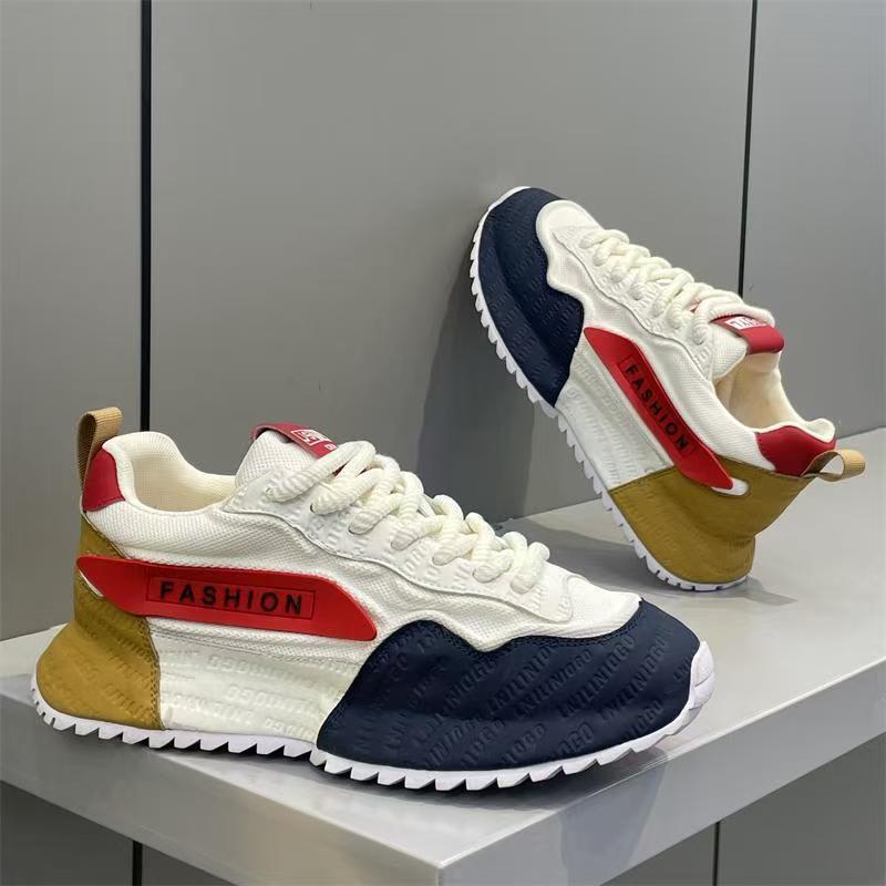 Fashion Designer Men's Platform Sneakers Luxury Brand Casual Shoes Breathable Training Shoes for Men Sport Running Shoes Tenis Masculino