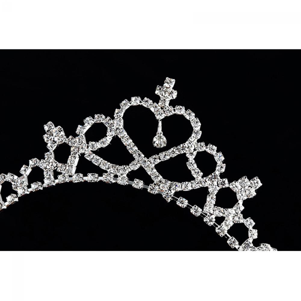 Party Diamond Bridal Tiara Headband Crystal Hair Hoop Crown
