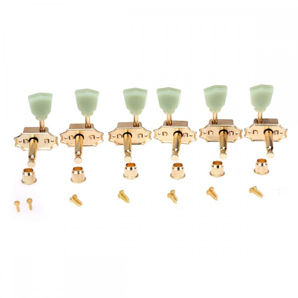 Wilkinson 3 To 3 Deluxe Vintage Keystone Style Gibson Epiphone Les Paul Guitar Peg Set Gold