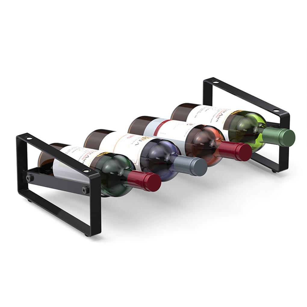 Freestanding Wine Holder Specially Designed Wavy Shelves For Easy Access Easy To Stackable Wine Rack