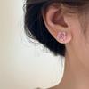 Rose Flower Stud Earrings - Women's Niche, Minimalist, High-end, Sophisticated Earrings.