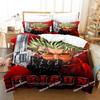 Anime TRIGUN STAMPEDE Beddengoed Set Dekbedovertrek Beddengoed Set Dekbedhoes Kussensloop Dekbed king Queen Size Jongens Volwassen Beddengoed