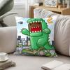 Cute D-Domo Kun-s Throw Pillow Covers Pattern Cushion Cover Suitable For Sofa Bedroom Car Pillow Cover