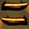2Pcs Side Mirror Indicator Lamp ABS Flowing Water Blinker Flashing Light 13.5V Exterior Mirror Turn Signal Lamp Car Accessories