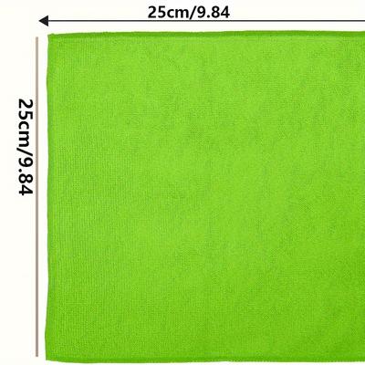 10pcs Pano de Limpeza de Microfibra, Pano de Lavar Louça, Pano Doméstico, Toalha de Limpeza de Cozinha Banheiro, Toalha Durável Absorvente