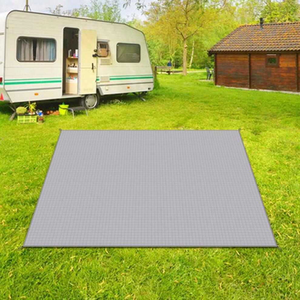 Couverture de Camping Tapis de Pique-nique Imperméable Pliable Tapis de Plage Gris Clair