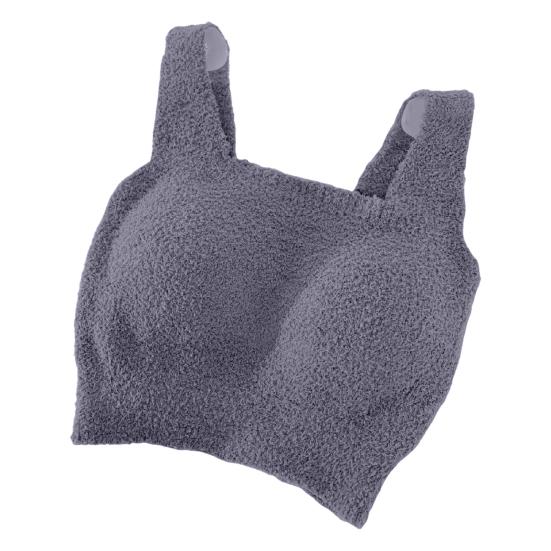 

Женский зимний жилет со встроенными нагрудными накладками без стальных колец, толстый, теплый M серый