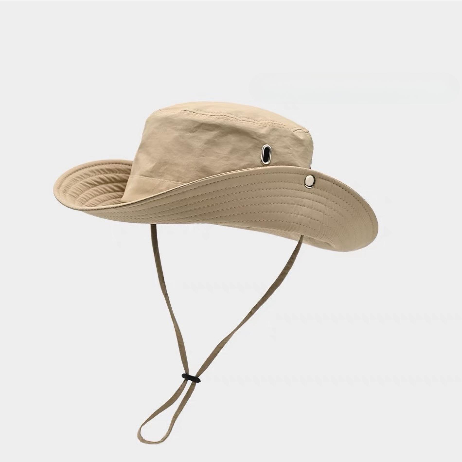 

Водонепроницаемая быстросохнущая шляпа Шляпа ковбоя в западном стиле для активного отдыха и альпинизма Женская шляпа-панама для защиты от солнца Мужская шляпа для кемпинга и защиты от солнца летом Adjustable