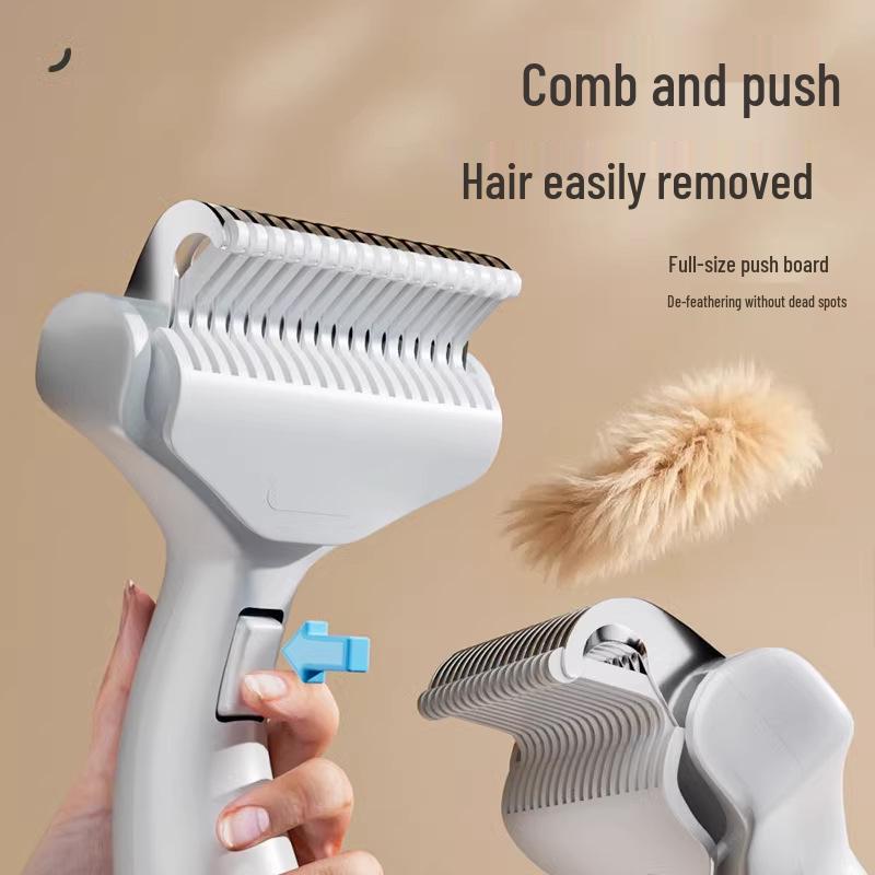 Cat & Dog Detangling De-shedding Brush - Stainless Steel Hair Removal Comb