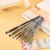 10-Piece Nylon Bristle Paint Brush Set for Watercolor, Oil, Acrylic, and Ink Wash Art