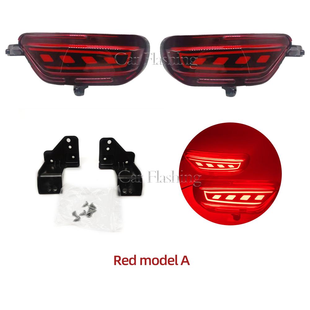 2Pcs For Mazda CX-5 CX5 2017 2018 2019 2020 2021 LED Rear Reflector Taillight Fog Lamp Rear Bumper Light Brake Light Turn Signal