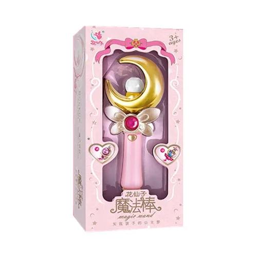 Magica DoReMi Musica Flash Rotante Bacchetta Magica Piccola Fata Magica Principessa Bacchetta Fatata Sailor Moon Scintillante Giocattolo Perfetto