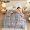 Luxurious Checkered Queen Comforter Set - Stain Resistant, Soft Microfiber, Lightweight, Breathable, Easy Care For All Seasons