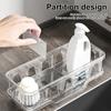 Faucet Drain Rack Kitchenware Countertop Cleaning Drain Rack Sink Storage Rack Dishcloth Rack