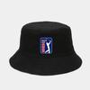 Golf Bucket Hat for Men Women Breathable Foldable Sun Cap with PGA Tour Logo Perfect for Outdoor Sports Travel Golf Enthusiasts