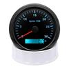 85mm Diesel Engine Tachometer With LCD Hourmeter 7 Color Backlight Tacho Gauge 3000 4000 6000 RPM For Marine Boat Car 12V/24V