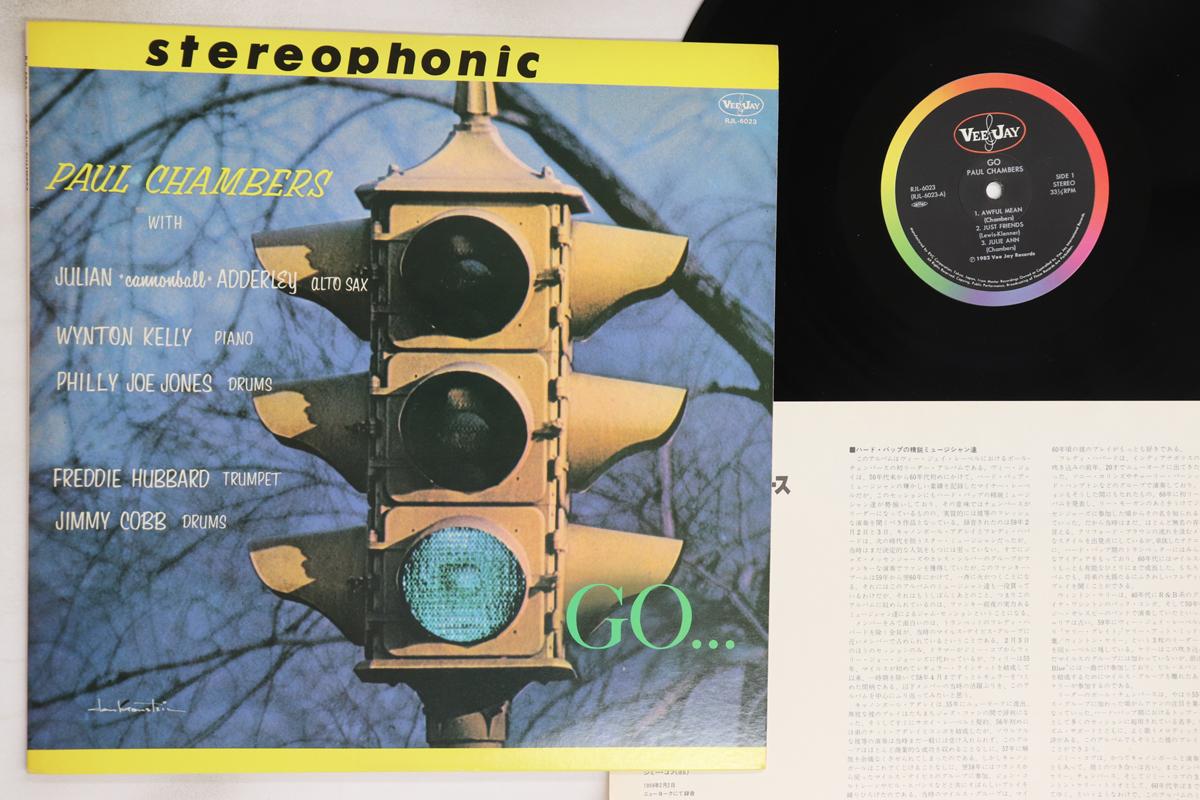 

LP Record PAUL CHAMBERS - Go RJL6023 VEE JAY 1982 Japan Jazz Used