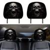 2PCS Car Headrest Covers Double-Sided Cute Funny Cartoon Eyes Car Seat Head Rest Protector for Auto Front Seat Rest Decoration