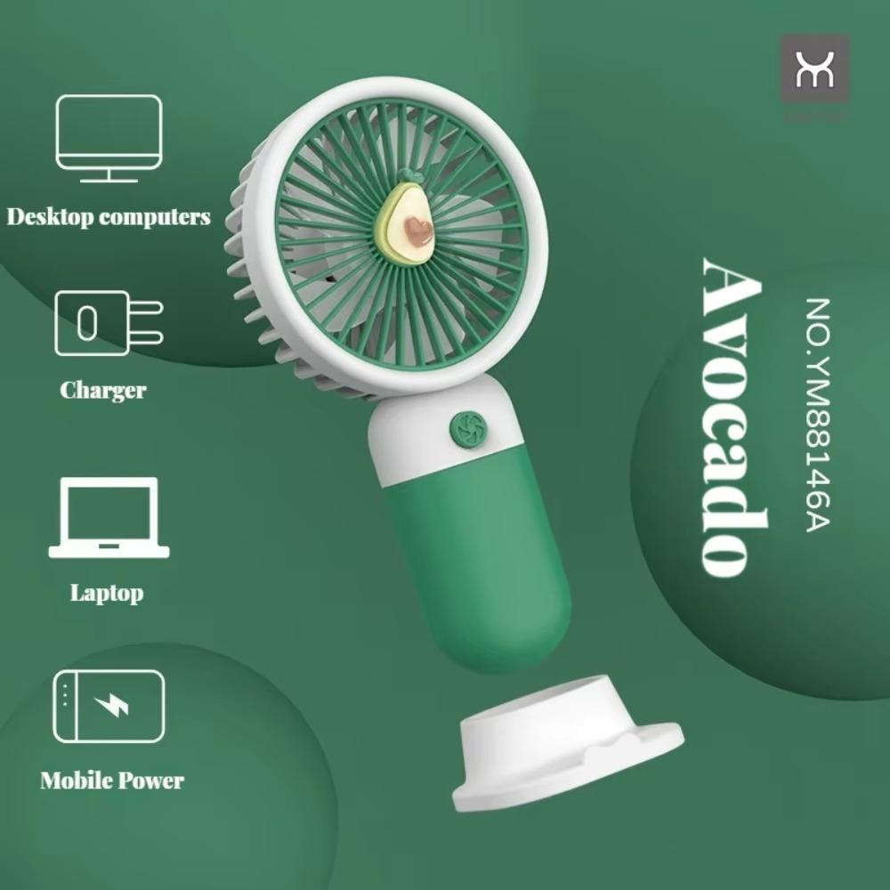 Fruit Theme Portable Fan Cute Style USB Charging Fan Portable Handheld Fan  Personal Use