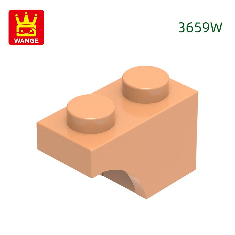 166Pcs/lot 3659W 1x2 Half Arch Construction Block Moc Colour Accessories Works With featuring Brick DO IT YOURSELF Children's Toy Assembly Gift Idea