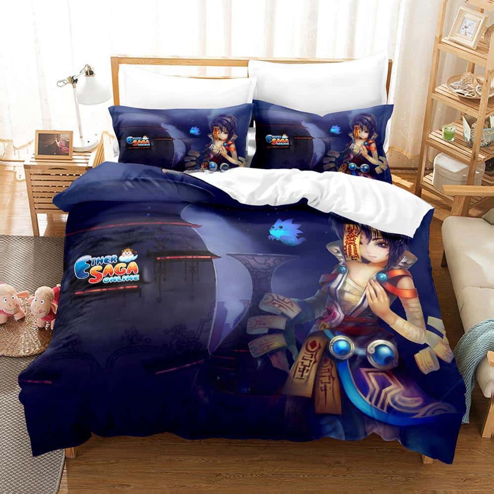 Novo Jogo Ether Saga Odyssey Conjunto de Cama Solteiro Solteiro Grande Queen King Size Jogo de Cama Adulto Criança Quarto Conjuntos de Capa de Edredom Têxtil para Casa